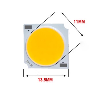 Mắt LED cob 3W 5W 7W 10W | Kích Thước 13x11mm | Ánh Sáng - Trắng - Vàng - Trung Tính