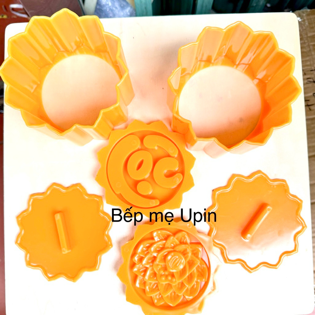 khuôn xôi vt - khuôn xôi cánh sao in chữ lộc chữ tài hoa sen 10cm