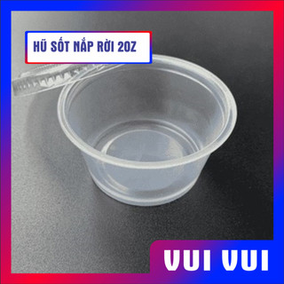 Chén chấm có nắp - 2 oz - Hũ sốt 2 oz nắp rời