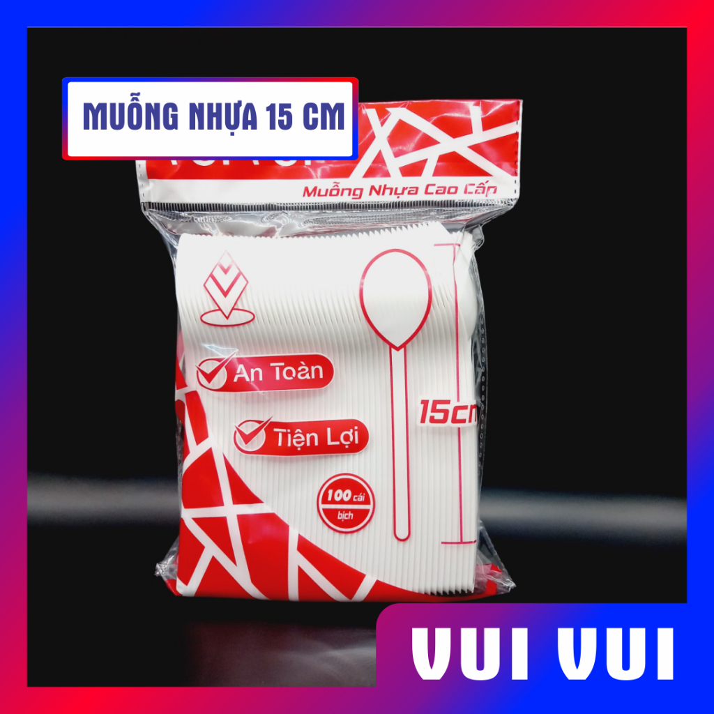 Muỗng trà sữa - muỗng cơm - Bịch 100 cái
