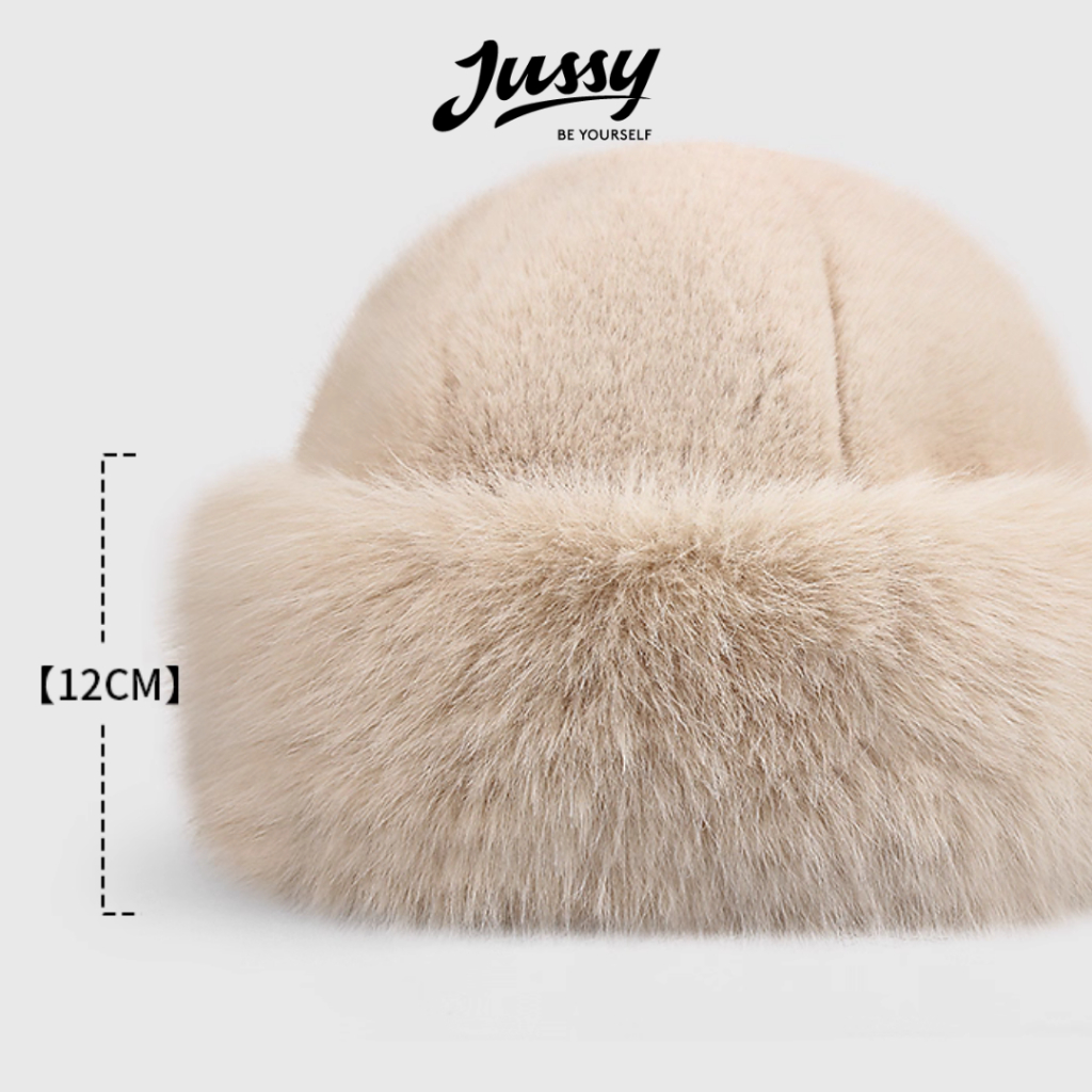Mũ Len Lông Mịn Dày Giữ Ấm JML10 Jussy Official Mũ Len Mùa Đông Nữ Hàn Quốc Mềm Mại Siêu Ấm Phong Cách Retro | BigBuy360 - bigbuy360.vn