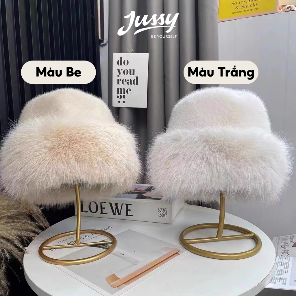 Mũ Len Lông Mịn Dày Giữ Ấm JML10 Jussy Official Mũ Len Mùa Đông Nữ Hàn Quốc Mềm Mại Siêu Ấm Phong Cách Retro | BigBuy360 - bigbuy360.vn