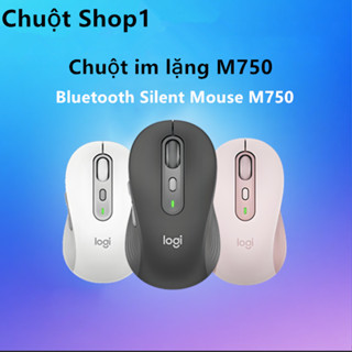 Chuột không dây Bluetooth Logitech M750 2.4Ghz Chuột USB cho máy tính xách tay văn phòng tại nhà