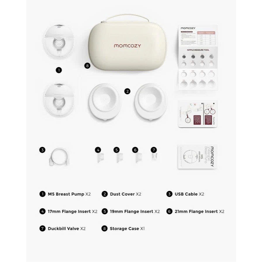 Máy hút sữa không dây MOMCOZY M5 máy hút sữa chính hãng - Shop Mẹ Gấu máy hút sữa Hà Nội | BigBuy360 - bigbuy360.vn