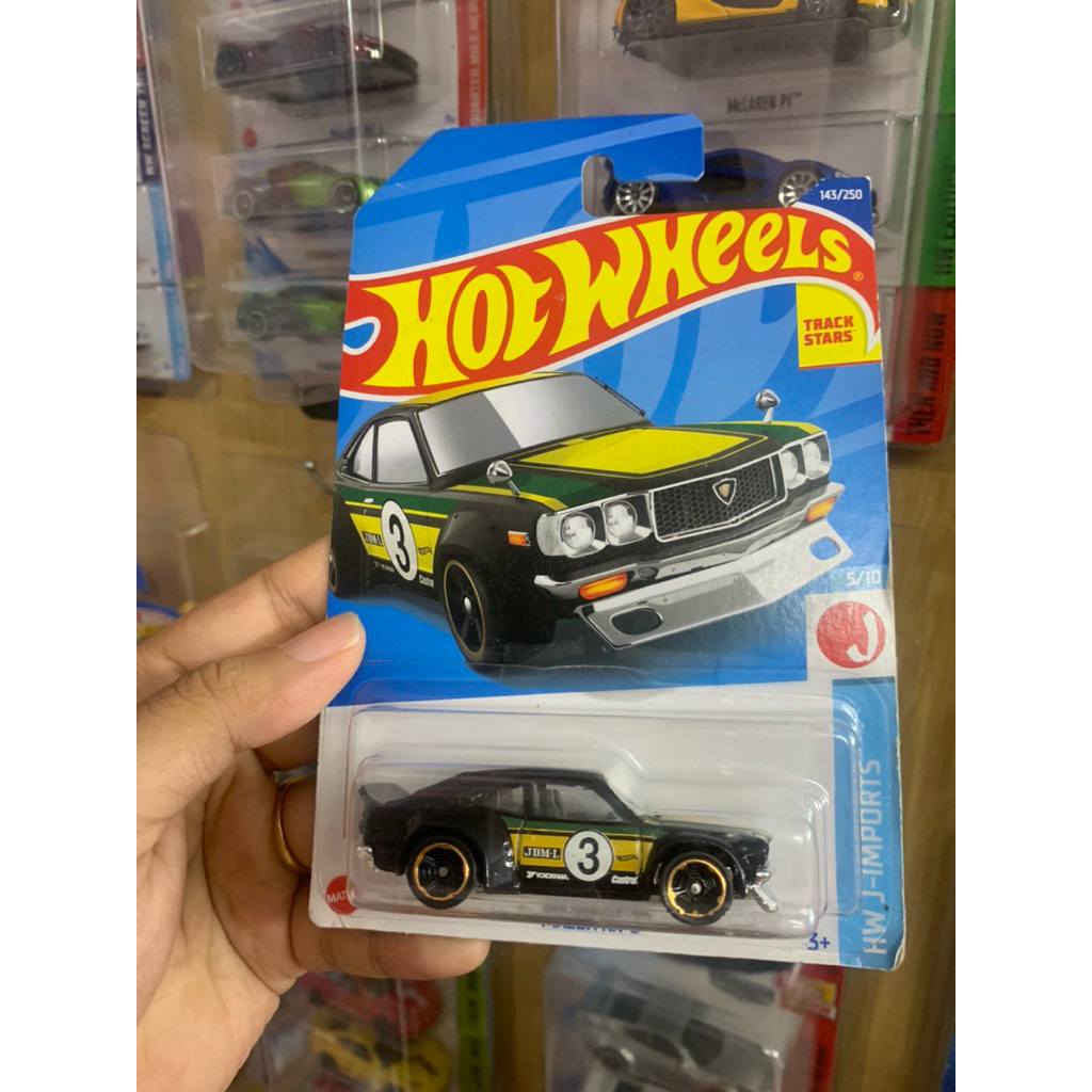 Xe Mô Hình Hot Wheels MAZDA RX-3 Xanh
