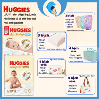Tã/Bỉm Huggies Skin Perfect Dán/Quần đủ size NB76/S82/M79/M102/L92/XL76/2XL68 MECAHEO