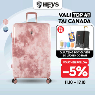 [HOT DEAL SIÊU HỜI] Vali Kéo Du Lịch Heys Tie Dye Rose - Nhựa PC Bền Bỉ Chống Bể Vỡ, Size 20/24/28, Khóa TSA Bảo Mật