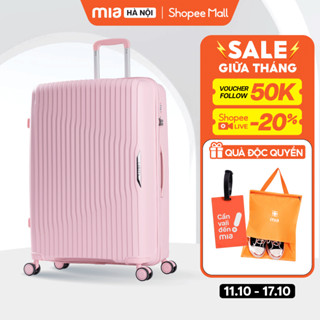 [MIA HÀ NỘI] Vali Kéo MIA Larita ROTA - Size 20/24/28 Inch, Nhựa PP Dẻo Hạn Chế Bể Vỡ, Khóa Số TSA, BH Trọn Đời
