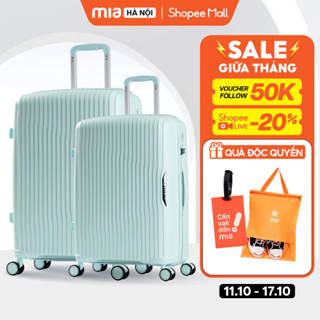 Combo 2 Vali Kéo MIA Du Lịch ROTA - Size 20/24/28, Nhựa PP Hạn Chế Bể Vỡ, Chống Va Đập, Bảo Hành Trọn Đời