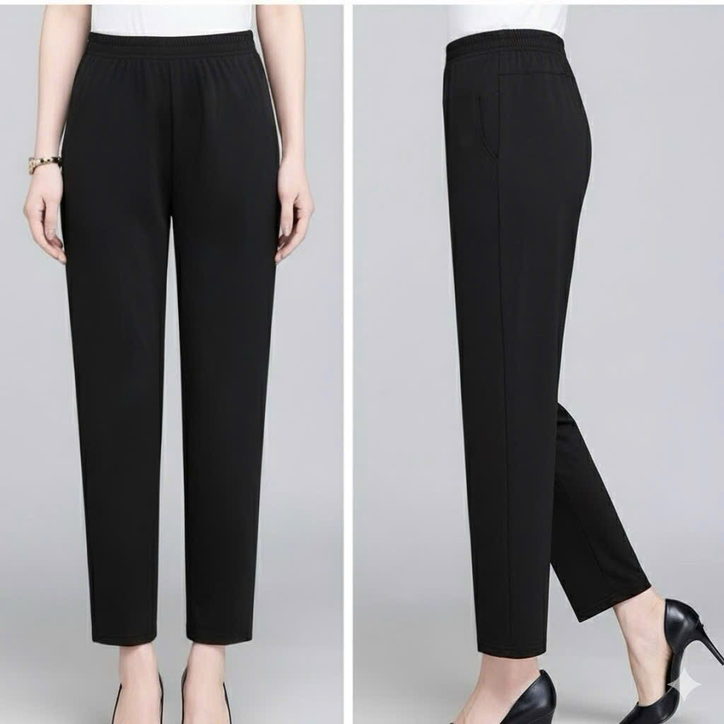 Quần Trung Niên Umi Nỉ Thu Đông, Mẫu Quần Dài Nữ Chất Thun Cho Mẹ Form Rộng Dễ Phối Đồ | Thời Trang 