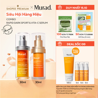 Bộ đôi hỗ trợ cải thiện thâm nám Rapid Dark Spot Serum 30ml & làm sáng đều màu da Vita-C Glycolic Serum 30ml