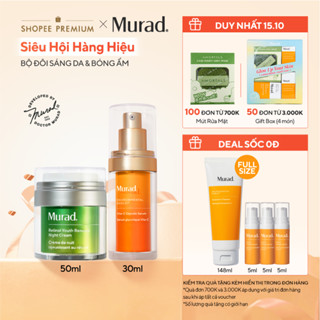 Bộ đôi hỗ trợ làm sáng, đều màu da Vita-C Glycolic Serum 30ml & Kem dưỡng ẩm Retinol giúp da mịn màng 50ml
