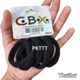 Túi 12-24 dây thun cột tóc đen mịn
