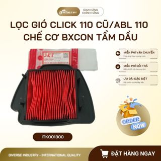 Lọc Gió Xe Máy Click 110/Air Blade 110 Chế Cơ (BXCon) Tẩm Dầu iTK001300 | PTXM Phong Hằng