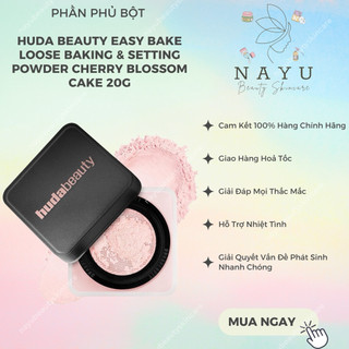 [BILL SEPHORA] PHẦN PHỦ BỘT HUDA BEAUTY EASY BAKE LOOSE BAKING & SETTING POWDER CHERRY BLOSSOM CAKE 20G