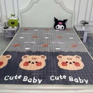  Thảm trải giường đa năng thảm yuki nỉ nhung đủ kích thước 1m2 1m5 1m6 1m8 2m2 - NHAXINH668 