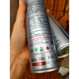 Sơn xịt SANO màu mạ crom Inox bạc 318