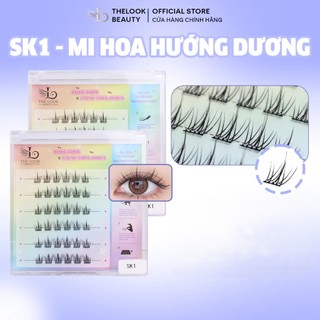  Lông Mi Giả HOA HƯỚNG DƯƠNG THE LOOK BEAUTY  Mi Cụm Tự Nhiên Mềm Mại Cho Mắt To Tròn Tự Nhiên 