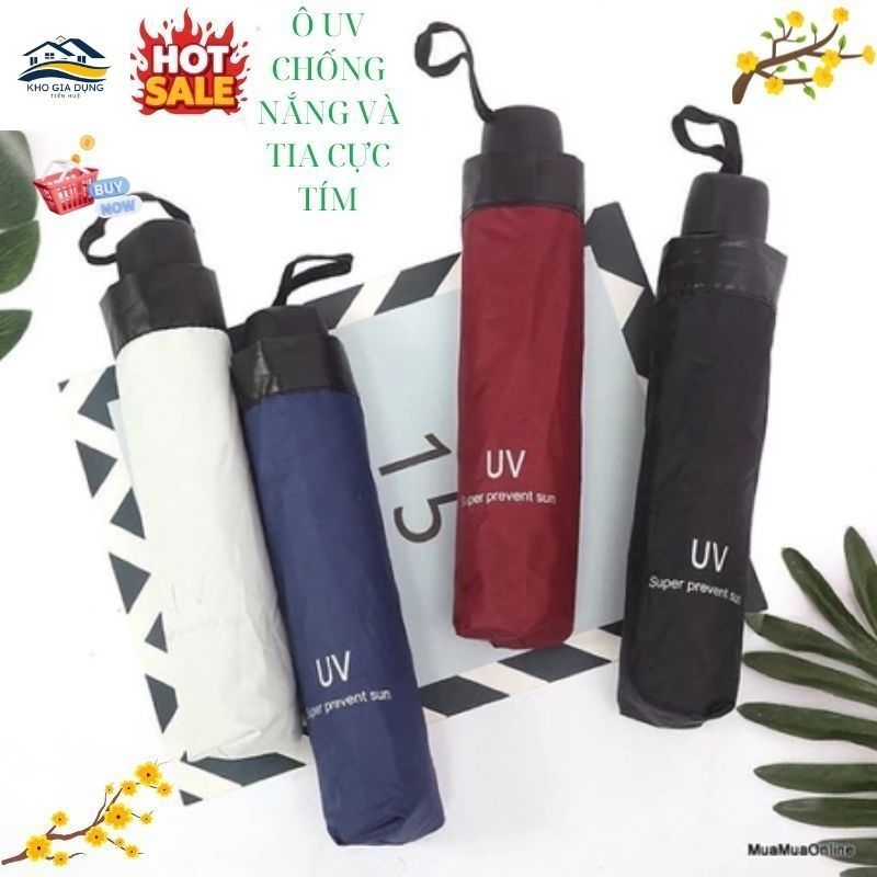 Ô Dù Che Mưa Đi Nắng Gấp Gọn Chống Tia UV  Đa Năng - Ô Che Nắng, Che Mưa Gấp Gọn Siêu Tiện Lợi