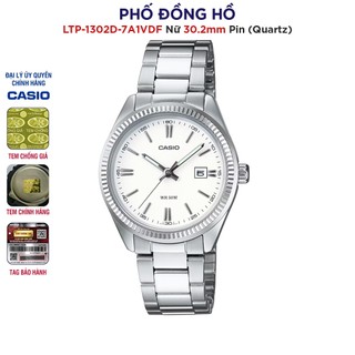 Đồng hồ nữ dây kim loại casio anh khuê ltp-1302d-7a1vdf