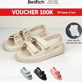 [LÙI SIZE] Giày Sandal Nhựa Nữ Mùa Hè Đi Biển Mưa Đế Êm Chống Trơn Trượt Không Thấm Nước Berich Có Size Trẻ Em BE2801