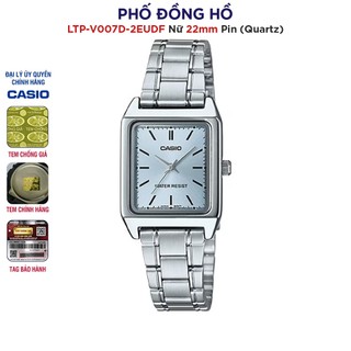 Đồng hồ nữ dây kim loại casio anh khuê ltp-v007d-2eudf