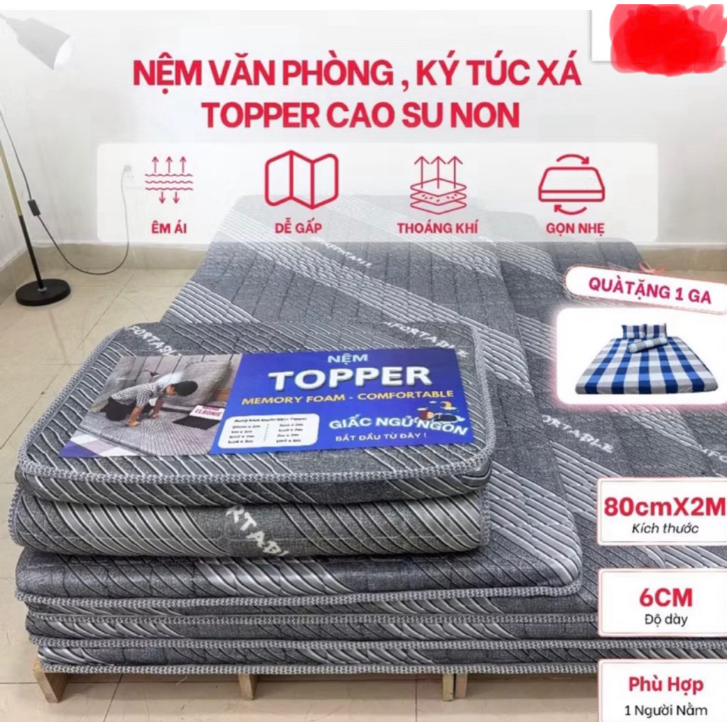 NỆM TOPER 🦋cao su non 6 phân đủ size siêu êm; AMERICAN; TOPER ĐIỀU HÒA