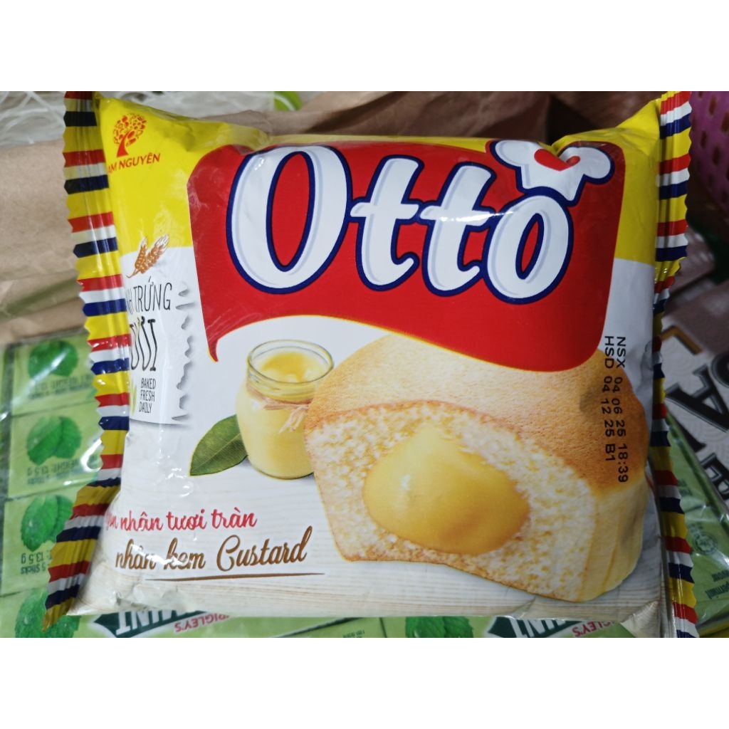Bánh Trứng Tươi OTTO Nhân Kem Custard