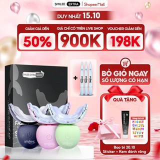 Combo Kit Trắng Răng Smilee Extra và 3 bút gel, trắng răng từ 3-6 tone sau một liệu trình sử dụng