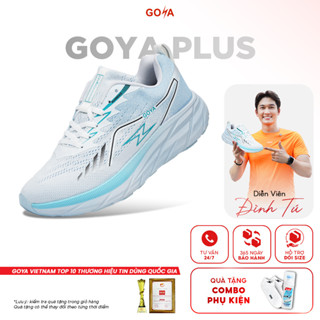 Giày Thể Thao Chạy Bộ Nam Nữ GOYA PLUS Năm 2025 Màu Xanh Thiên Thanh - Êm Ái, Siêu Nhẹ, Thoáng Khí