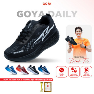Giày Thể Thao Chạy Bộ Nam Nữ GOYA DAILY PLUS Năm 2025 - Êm Ái, Thoáng Khí, Hạn Chế Trơn Trượt