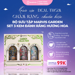 Garden Box Set 3 Kem Đánh Răng Hương Hoa Châu Âu Marvis - Phiên bản giới hạn 75ml/tuýp