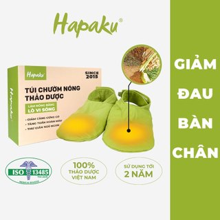  Túi Chườm Nóng Thảo Dược Bàn Chân Hapaku Giảm Nhức Mỏi Tê Buốt Bàn Chân Làm Nóng Bằng Lò Vi Sóng 