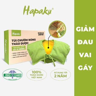  Túi Chườm Thảo Dược Vai Gáy HAPAKU Giảm Đau Vai Gáy Cổ Giảm Căng Cứng Cơ Lưu Thông Khí Huyết 