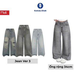 Quần Jean Ver.3 Dài Fold Series Calem.Club chất liệu Denim form nam nữ phong cách trẻ trung năng động
