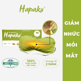  Túi Chườm Mắt Thảo Dược HAPAKU Chườm Nóng Giảm Nhức Mỏi Mắt Massage Mắt Thư Giãn Ngủ Ngon 