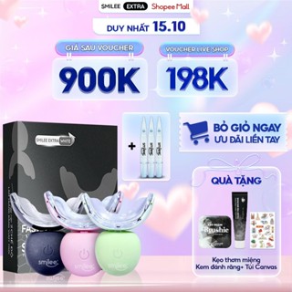 Combo Bộ Kit Trắng Răng Smilee Extra và 3 Bút Gel Làm Trắng Răng - Combo Tiết Kiệm Giúp Răng Nâng Tone Sau 7 ngày