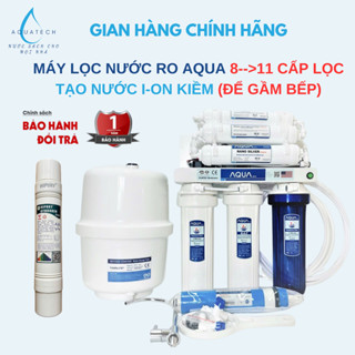 Máy Lọc Nước RO Không Vỏ Tủ 11 Cấp Có I-On Kiềm, Lắp Gầm Bếp Chính Hãng AQUA. Hỗ trợ lắp đặt HN&HCM
