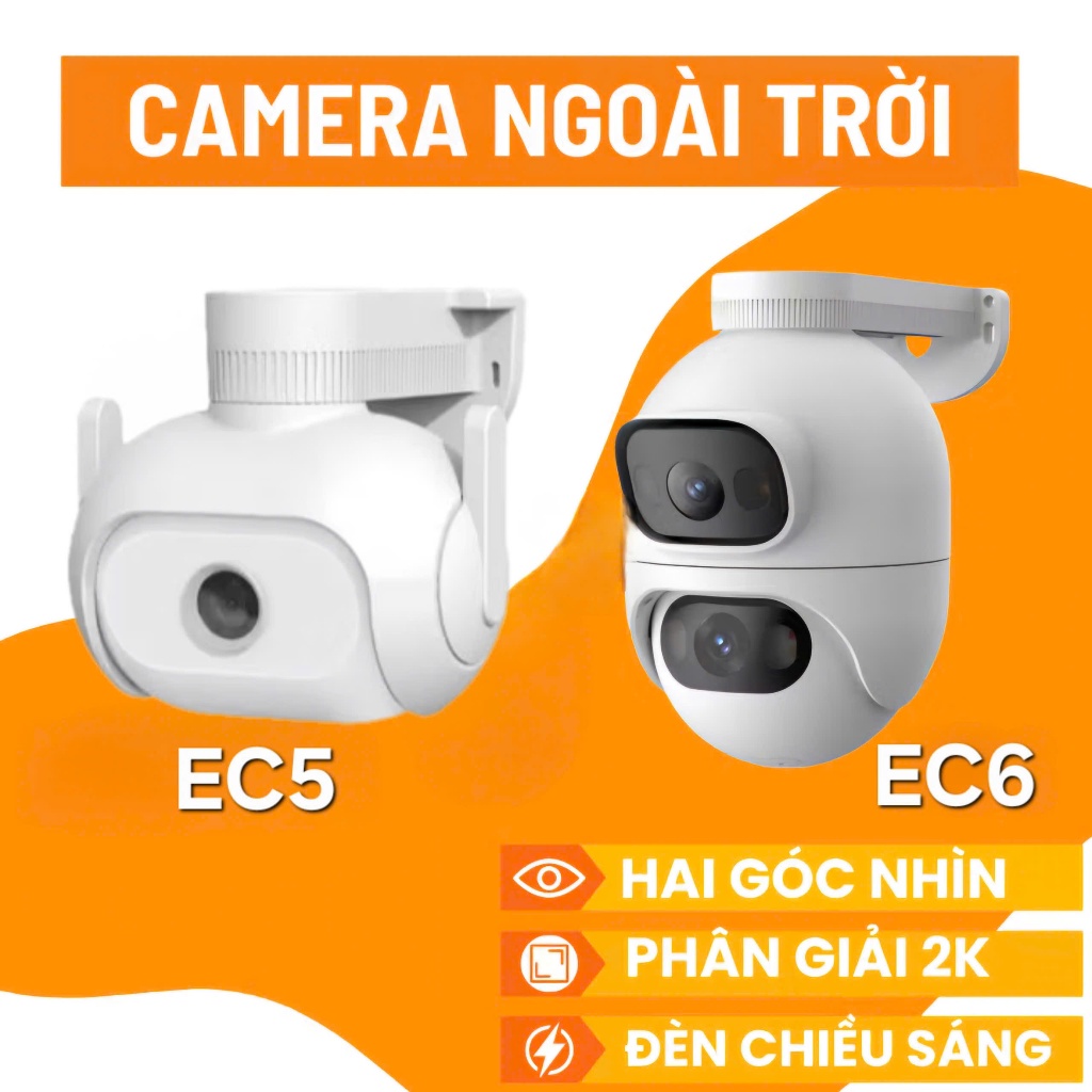 Camera ngoài trời Imilab EC5 2K - Camera ngoài trời Imilab EC6 Dual 2K BẢN QUỐC TẾ