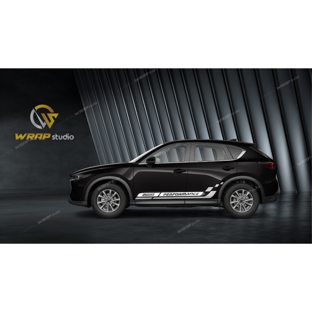 Tem dán sườn ô tô Mazda CX5, Tem trang trí ô tô, Tem decal ô tô