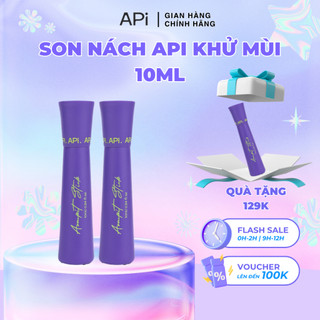  Son nách APi khử mùi hôi nách Lăn khử mùi ngăn mồ hôi hỗ trợ mờ thâm dưỡng sáng nách API BODY ODOR 10ml 