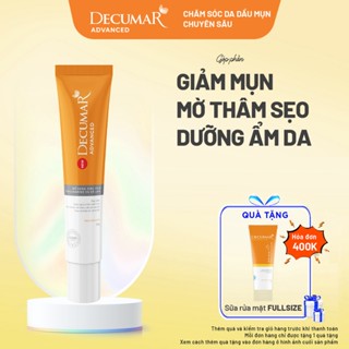 Gel chấm ngừa mụn và thâm Nano Decumar Advanced 20g, thẩm thấu nhanh không kích ứng, hiệu quả tối ưu