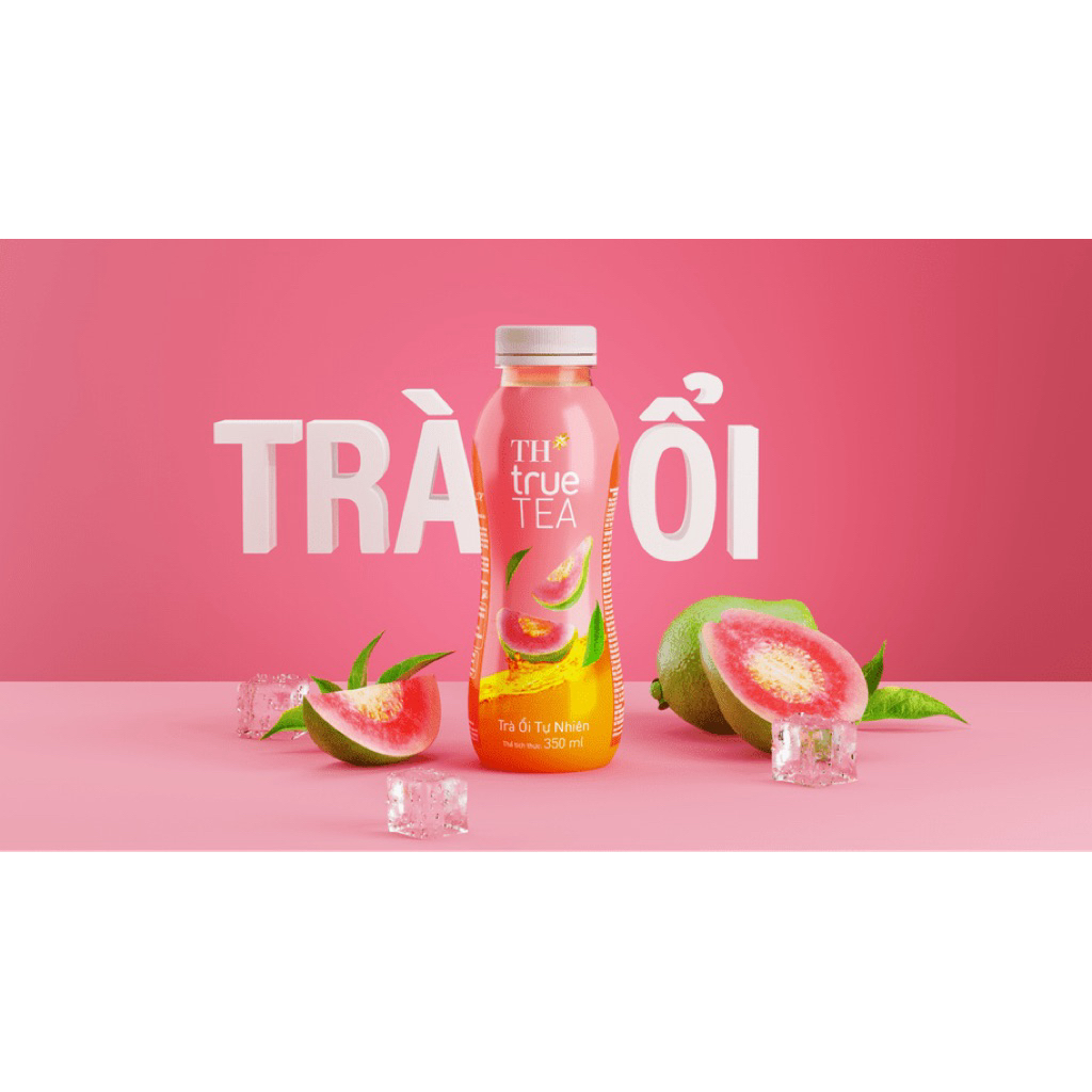 1 Thùng trà ổi Hồng TH TRUE MILK 350ml ( thùng 24chai)