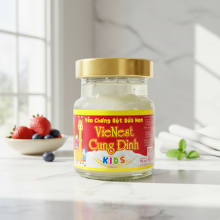 YẾN CHƯNG SỮA NON VIENEST CUNG ĐÌNH KIDS 70ML - HỖ TRỢ TĂNG ĐỀ KHÁNG, ĂN NGON, TIÊU HÓA TỐT