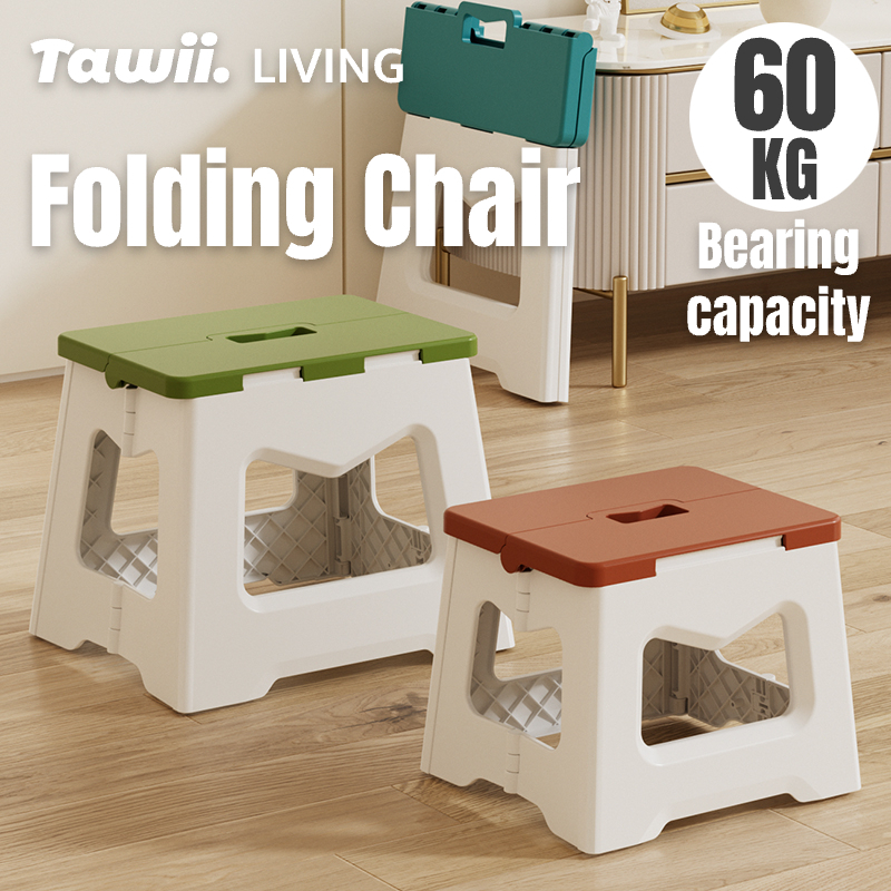 DOZO Ghế nhựa Size M/L Ghế gấp gọn Dễ dàng mang theo Ghế xếp Không cần lắp ráp