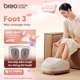 Máy Massage Chân Cao Cấp BREO Foot 3 - Mô Phỏng Kỹ Thuật Bấm Huyệt Y Học Cổ Truyền