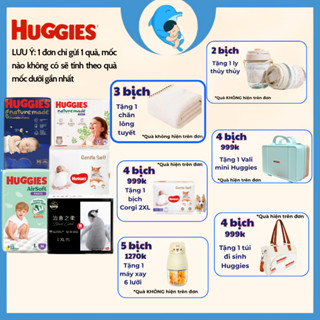 Tã/bỉm quần/ dán Huggies Platinum Nature Made NB60/S82/M64/L54/XL44/M58/L44/XL38/2XL26 cho bé từ 5 đến 17kg MECAHEO