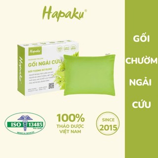  Gối Ngải Cứu Chườm Nóng Hapaku - Giảm Đau Mỏi Cổ Vai Gáy Giúp Thư Giãn Dễ Ngủ Túi Chườm Nóng 