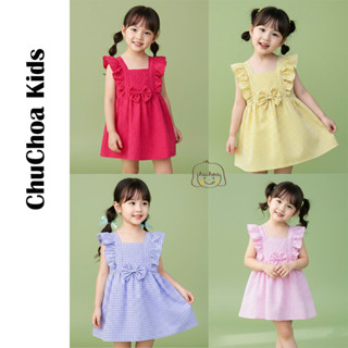 Váy bé gái, đầm bé gái dáng BabyDoll cánh tiên dễ thương ChuChoaKids [VBC18]
