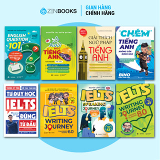 Bộ Sách Học Tiếng Anh Toàn Diện: Ngữ pháp - Mất gốc - Giao Tiếp - IELTS Writing & Speaking